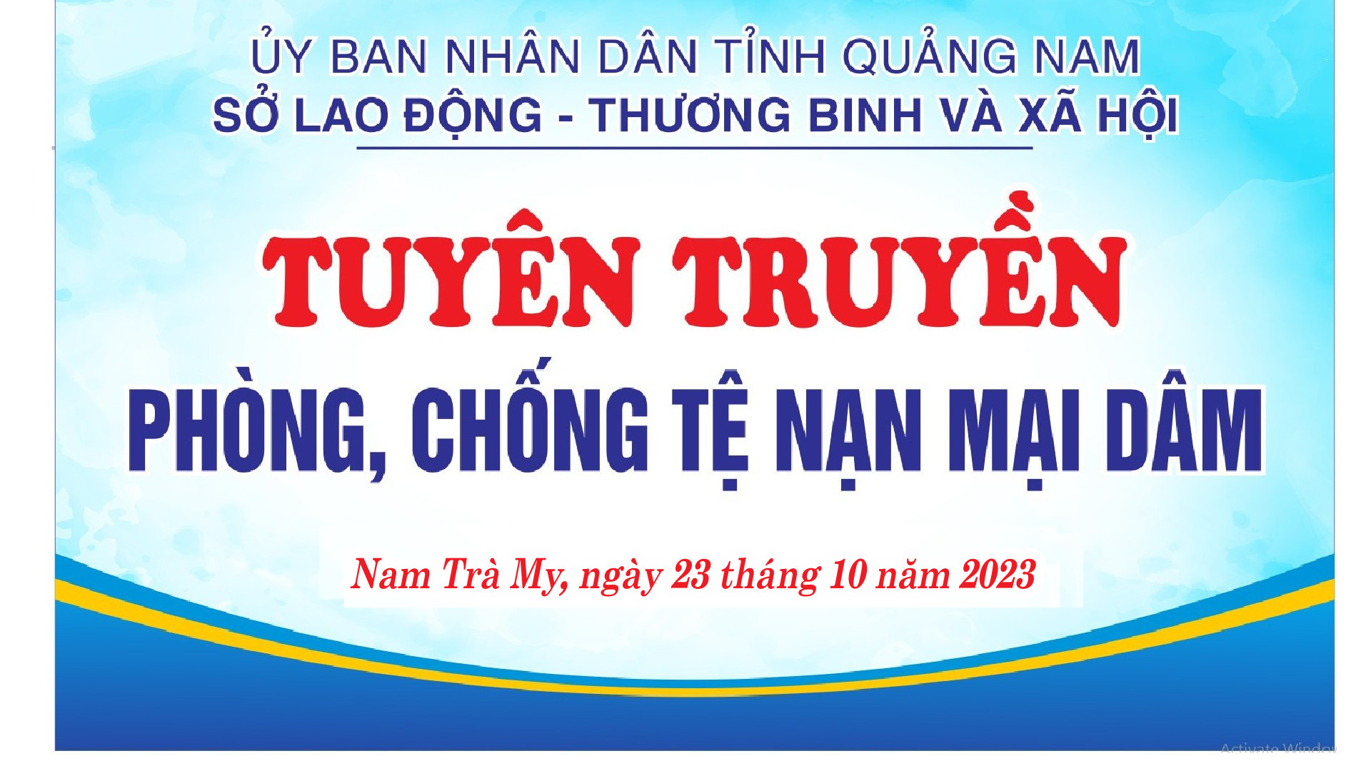 Tuyên truyền phòng, chống mại dâm tại một số địa phương và đơn vị trường học trên địa bàn